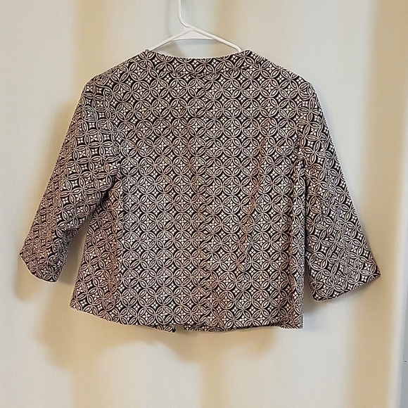 Talbots, size 8P, brown and white - Picture 3 of 4